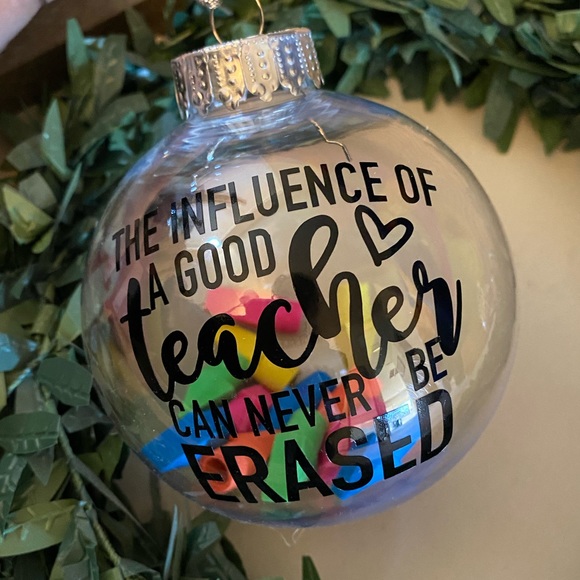 Teacher Christmas Ornament Gift 🎄 Holiday Decor - Picture 1 of 7